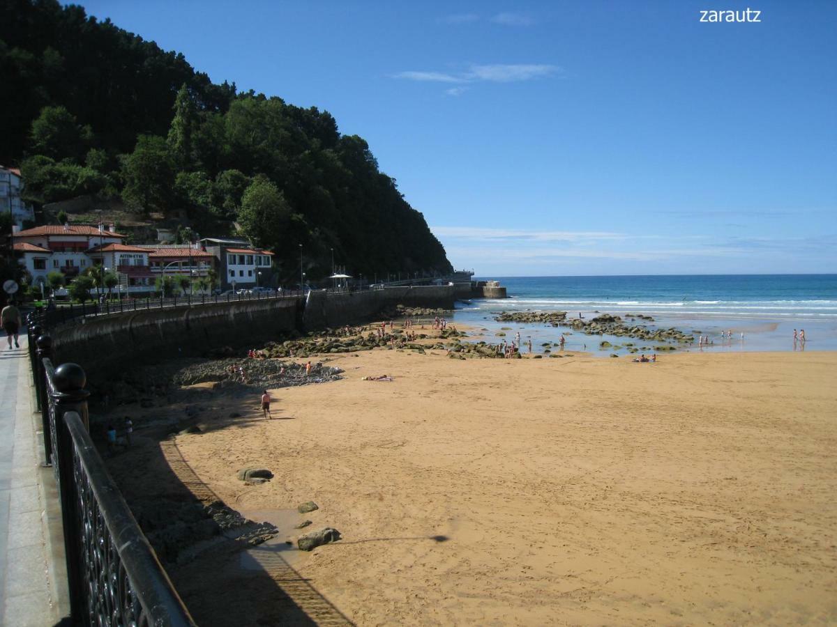 Zarautz Centro Garaje-Parking-Free Lejlighed Eksteriør billede